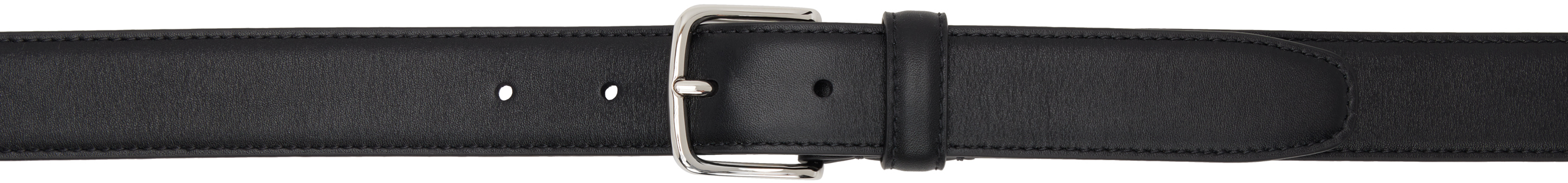 The Row Black Classic Belt