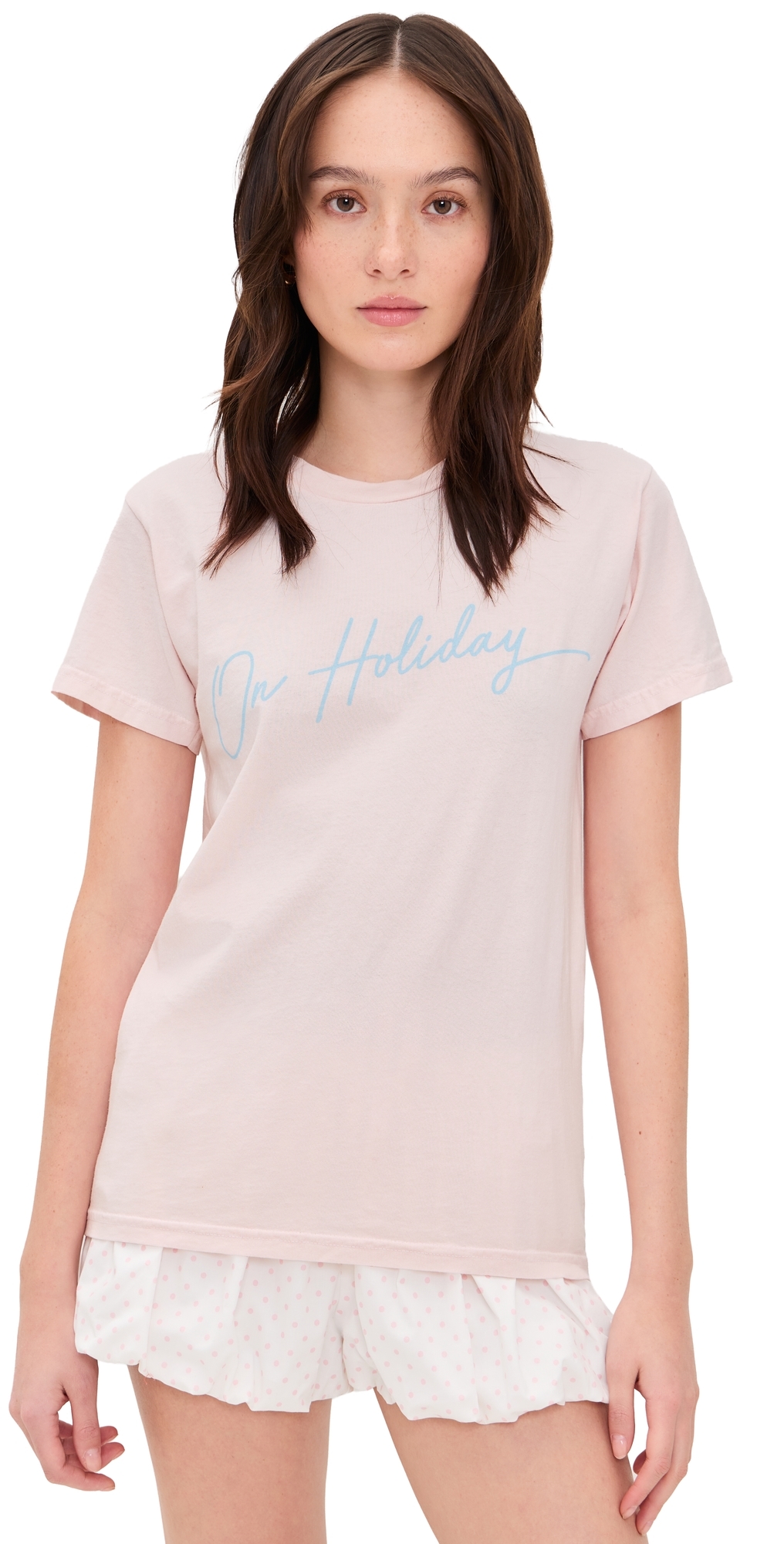 On Holiday Vintage Fit Tee Pink