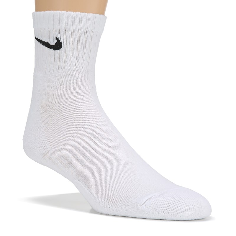 Men's 3 Pack X-Large Everyday Cushion Ankle Socks (White)