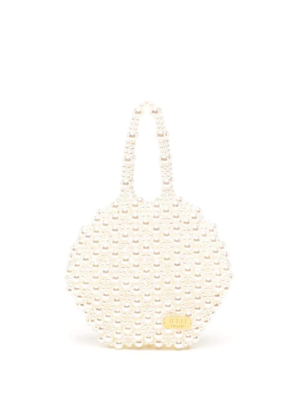 Pearl tote bag - Yellow