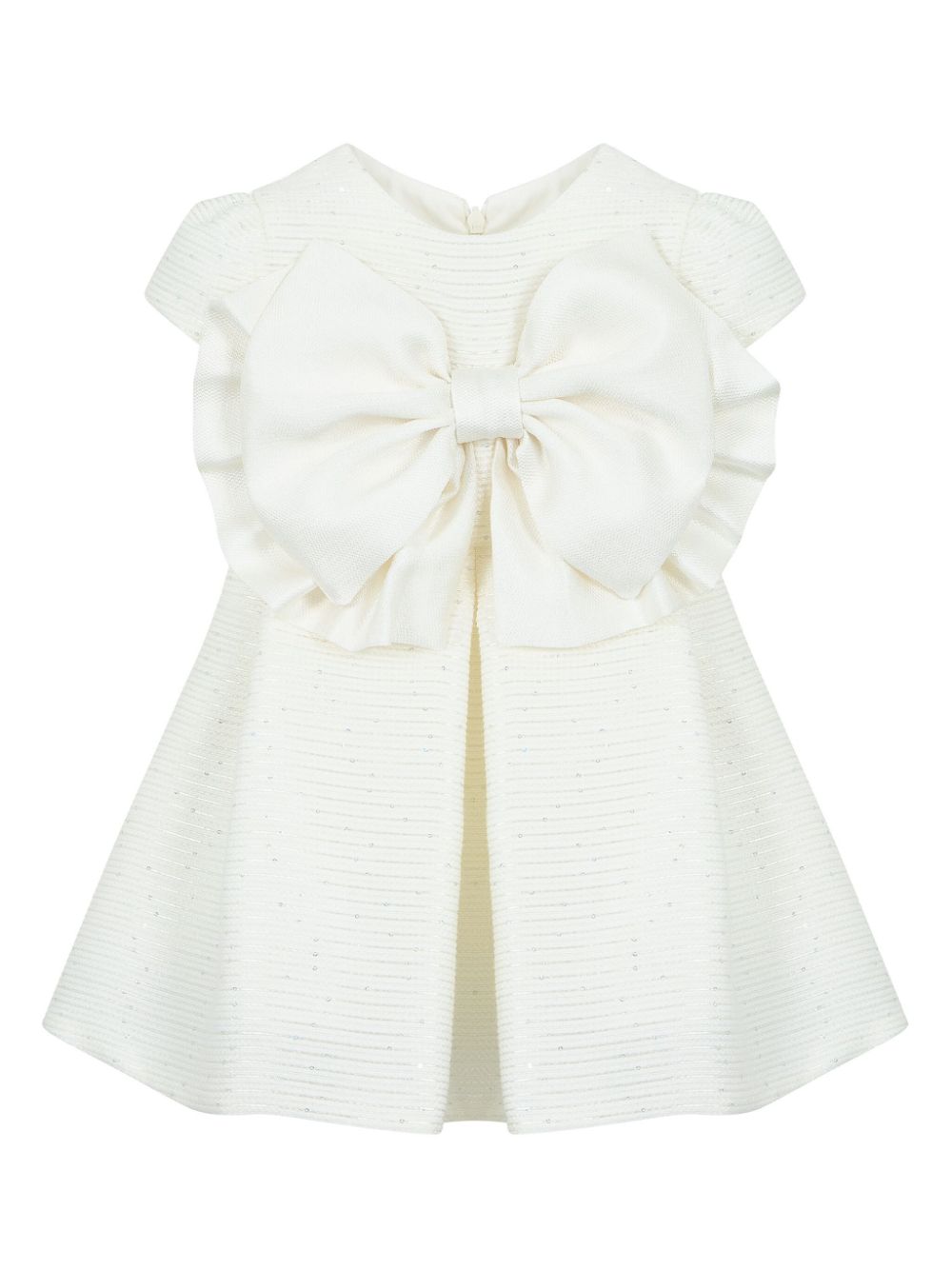 Oversized bow dress - White