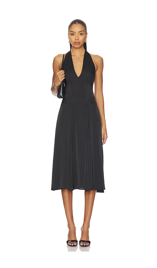 SNDYS EVELYN MIDI ドレス - Black. XS. Also - L