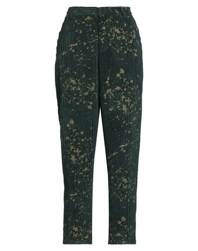 Mood_one Woman Pants Green Size 8 Polyester, Polyamide