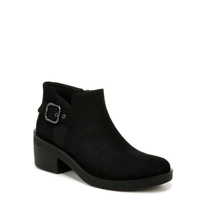 Women's Oasis Ankle Booties (Black Stretch Fabric)