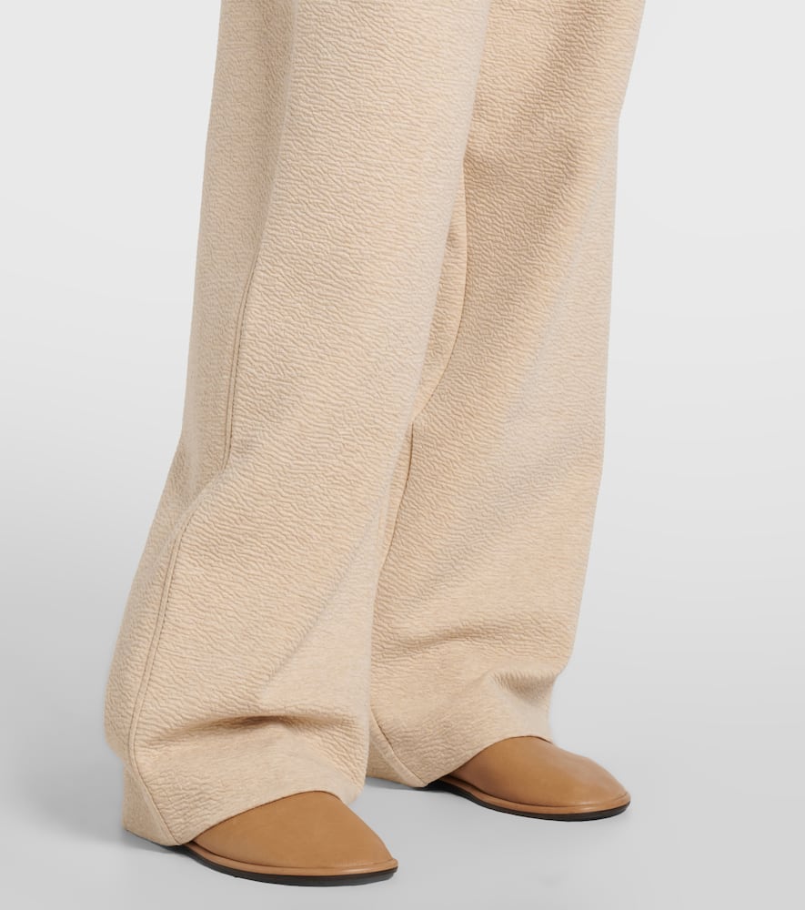 White Label Tristan cloqué wide-leg pants