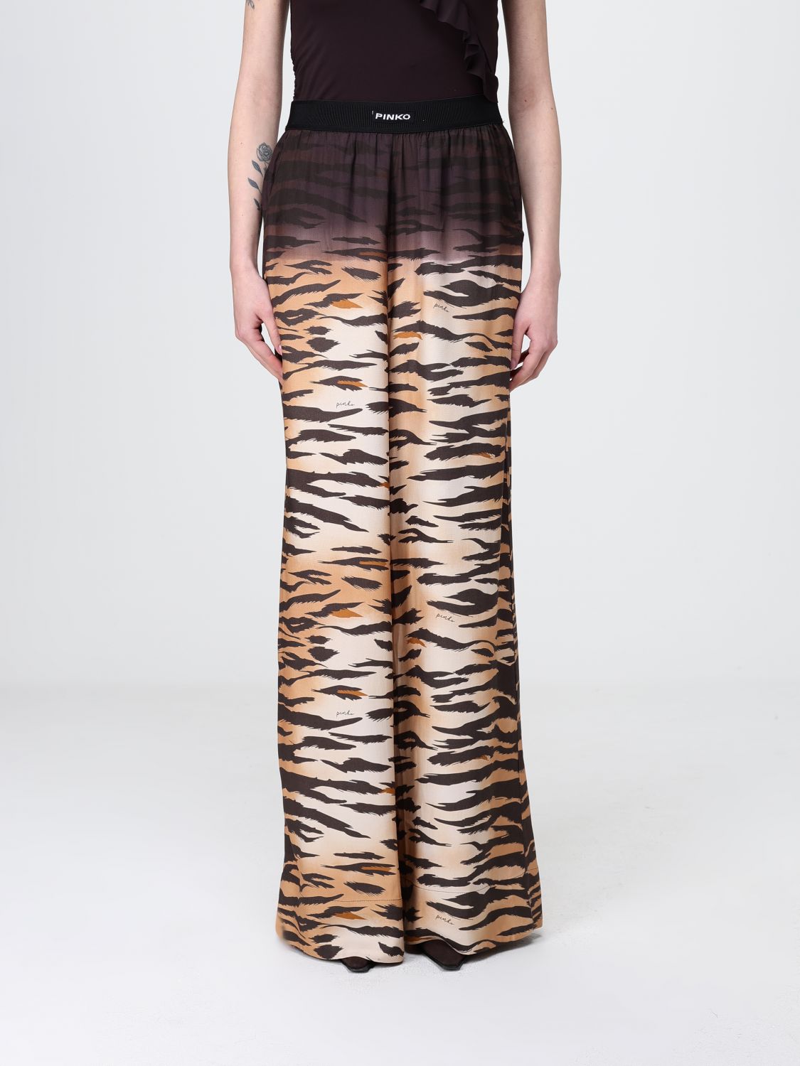 Pants Woman color Brown