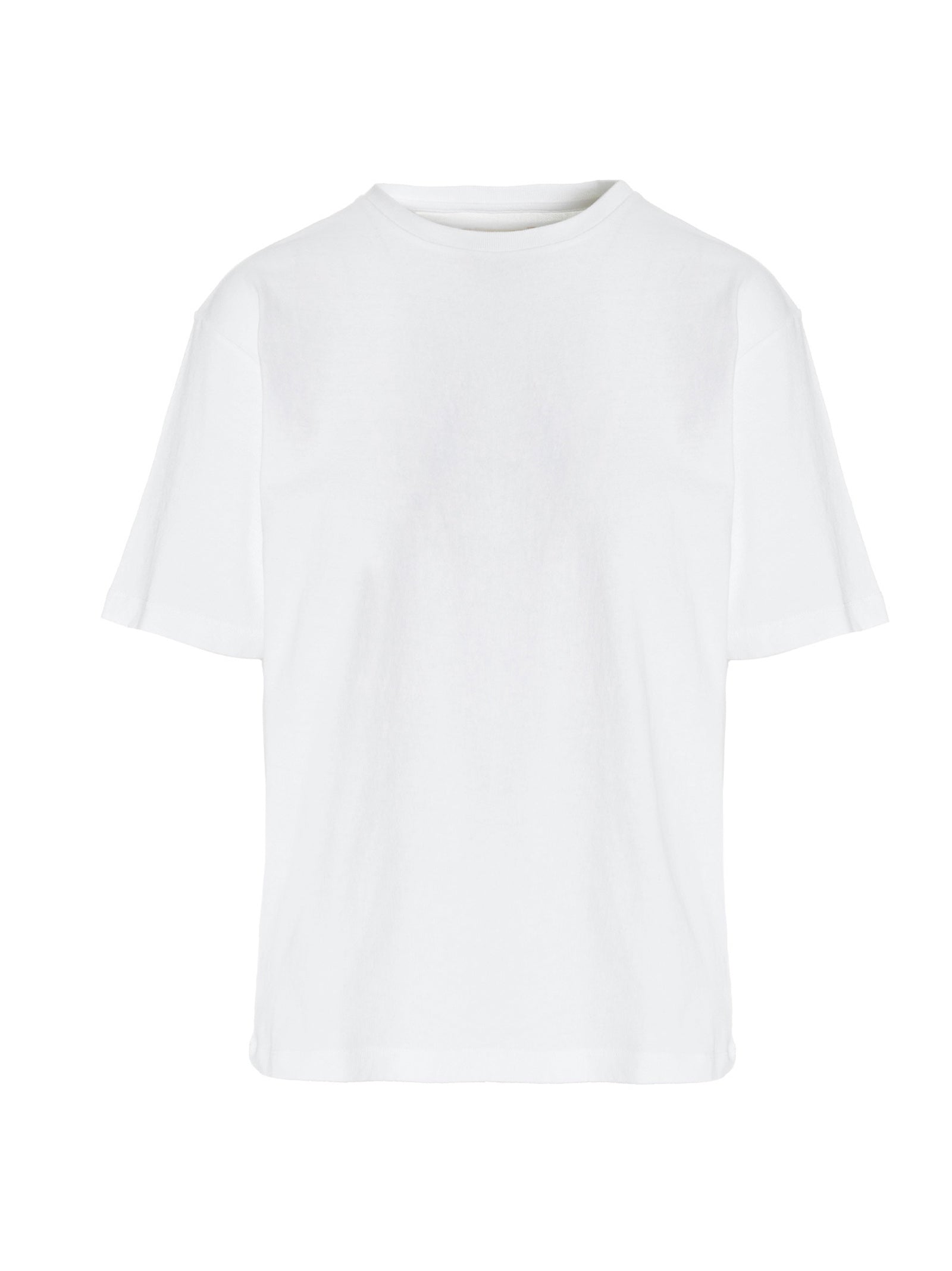 Cotton Crew Neck T-Shirt — White