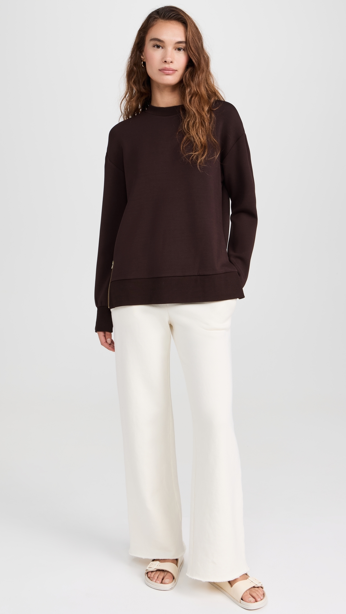 Gabriella Sweatshirt Coffee Bean