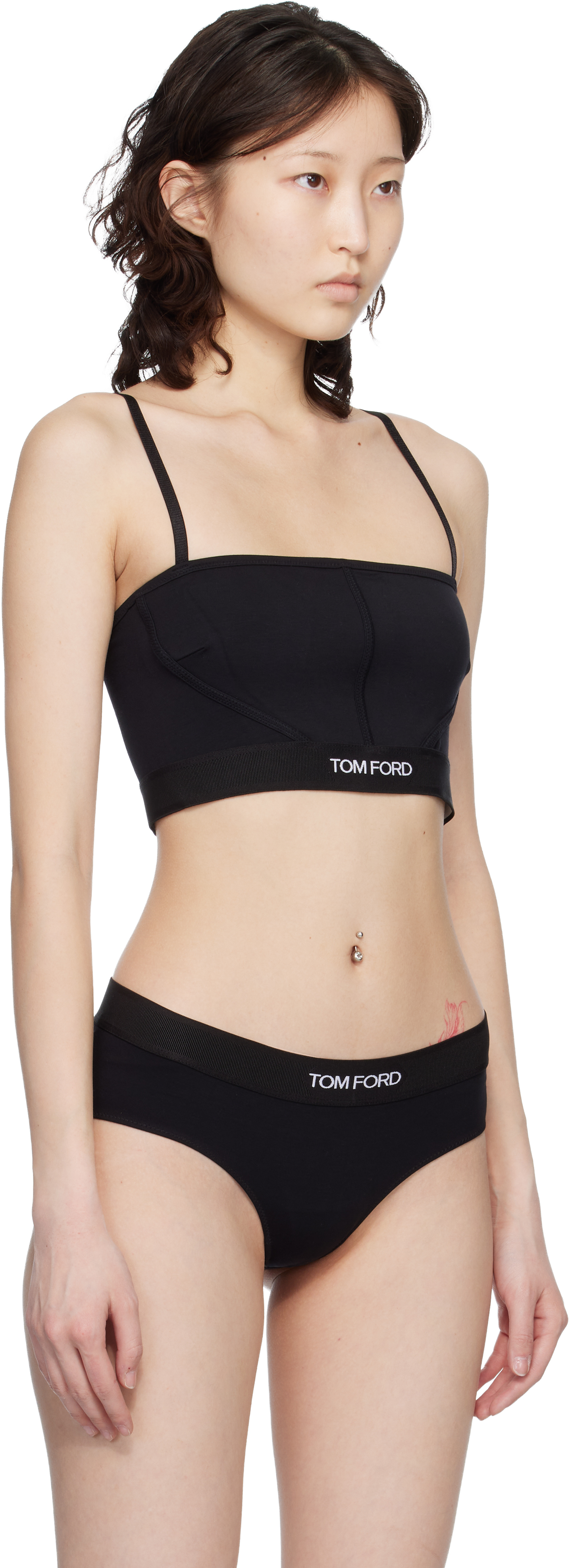 Black Modal Signature Top