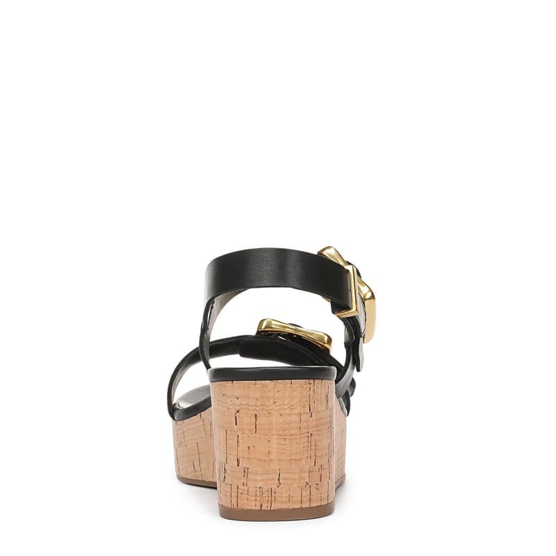 Women's Paizlee Platform Wedge Sandals (Black)