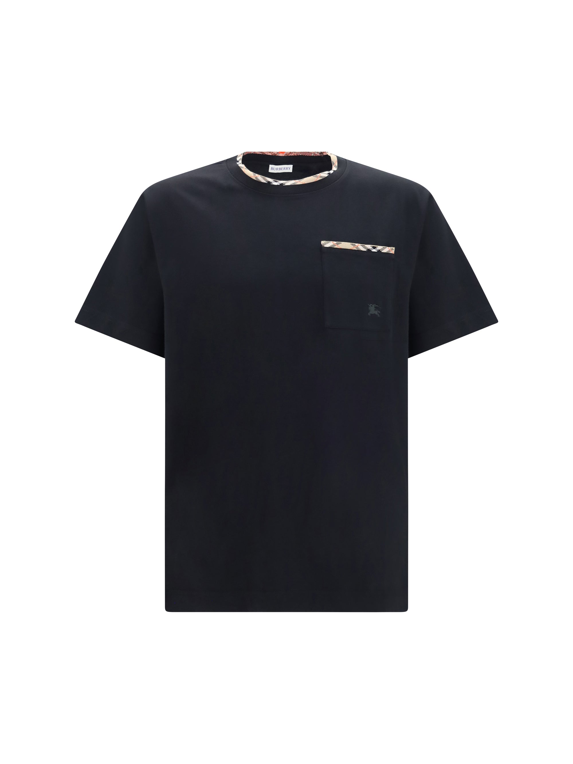 Check T-Shirt — Black