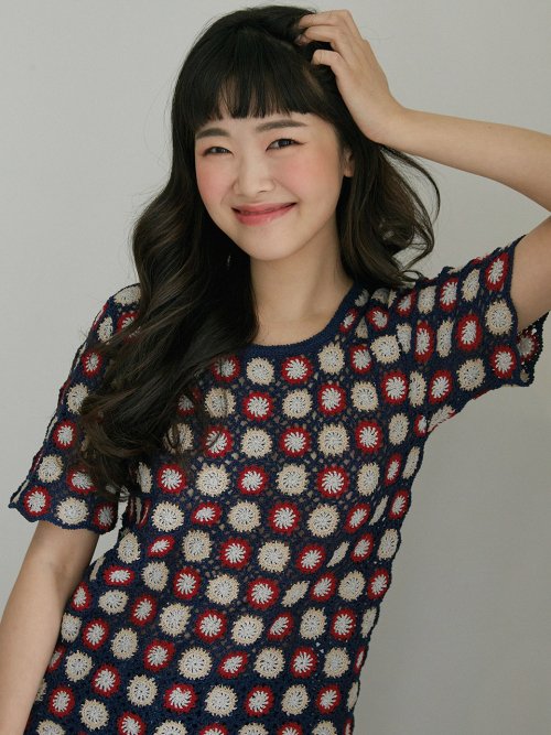 Rainbow knit top