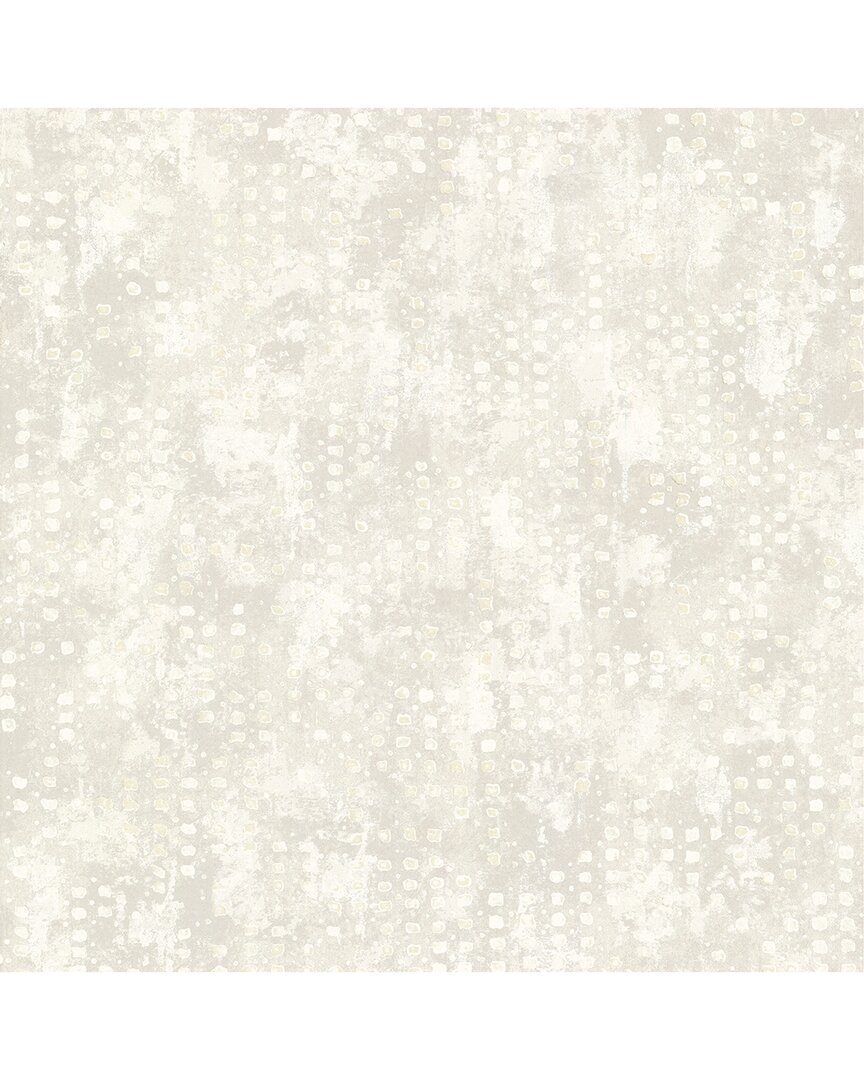 Brewster A-Street Prints Felsic Platinum Studded Cube Wallpaper