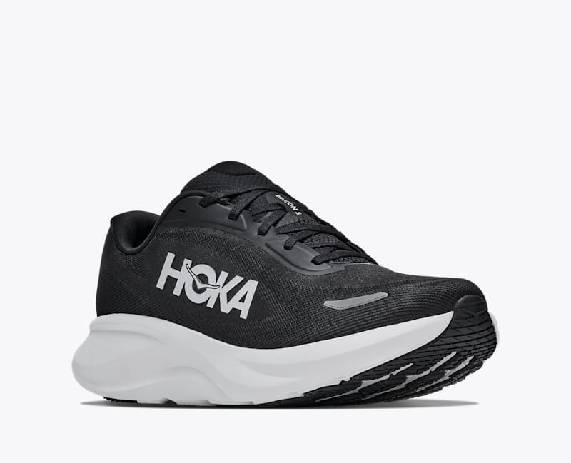 HOKA Women's Rincon 5 Shoes in Black/White