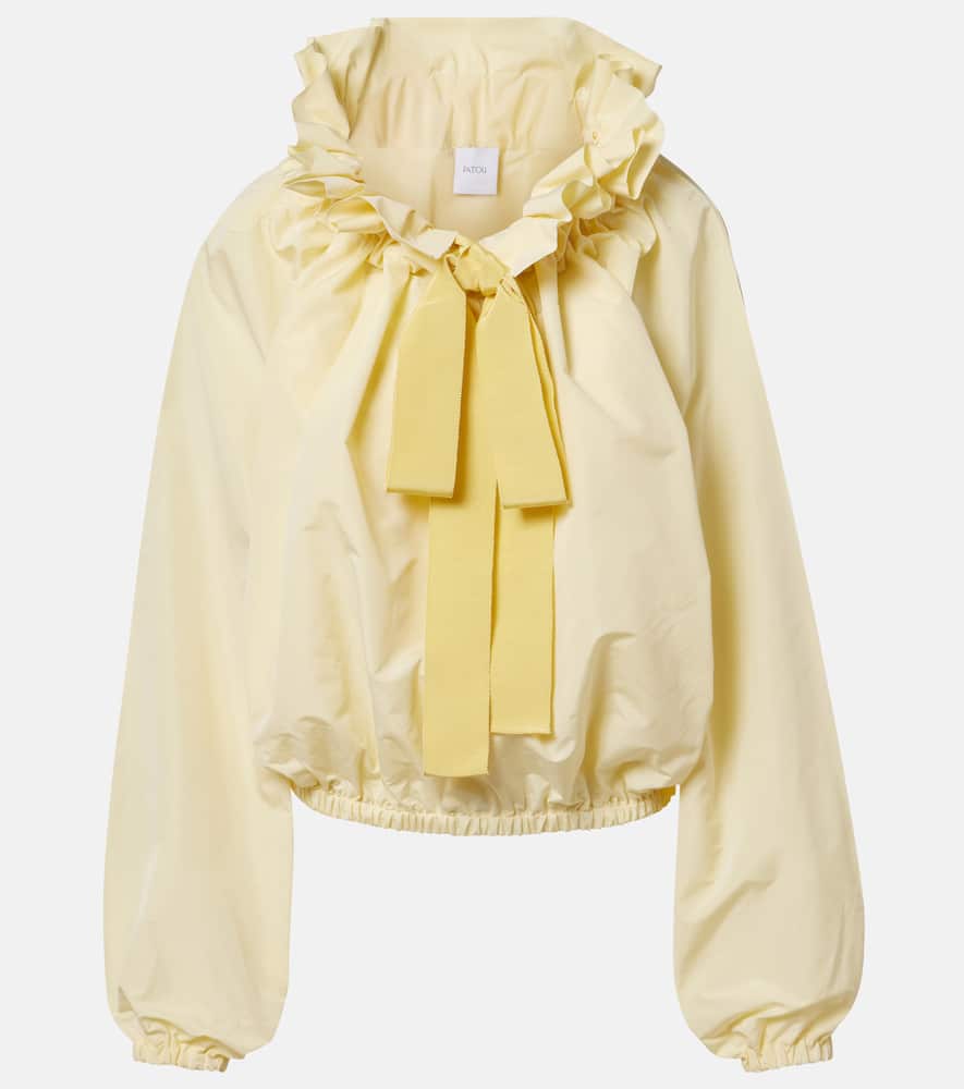 Tie-neck faille top