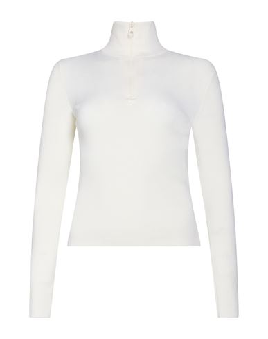 Courrèges Woman Turtleneck Ivory Size M Merino Wool