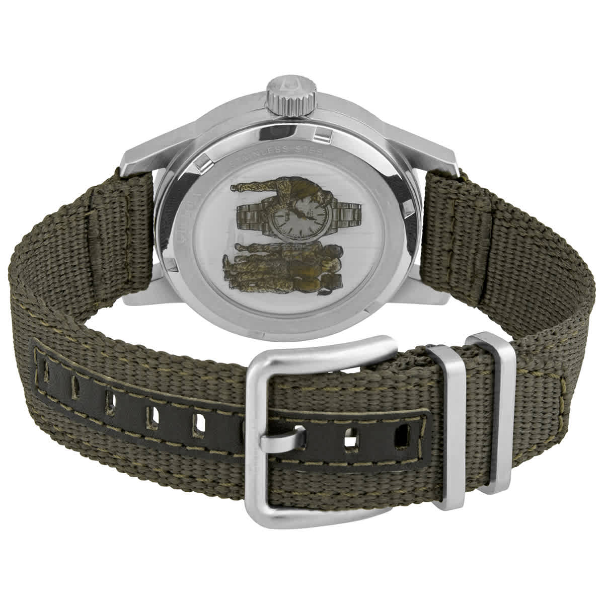 VWI Special Edition HACK Automatic Black Dial Mens Watch 96A259