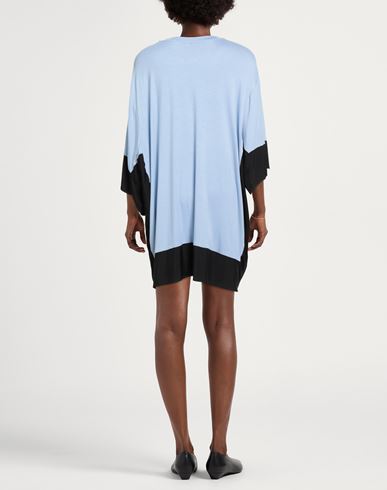 Woman Mini dress Light blue Size ONESIZE Viscose, Elastane