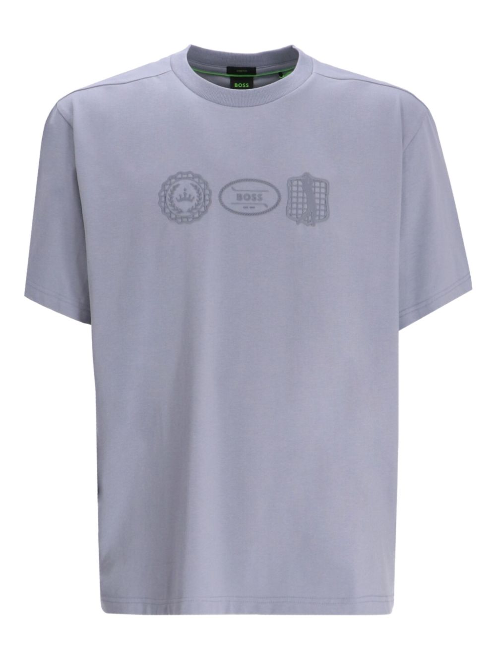 Emed-logo cotton T-shirt - Grey