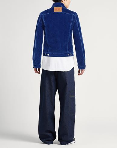 Man Denim outerwear Bright blue