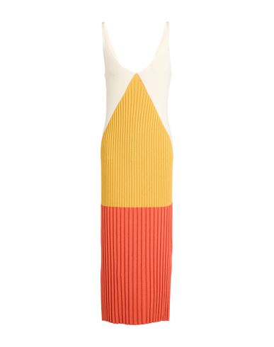 Partow Woman Midi dress Marigold Size S Viscose, Polyamide