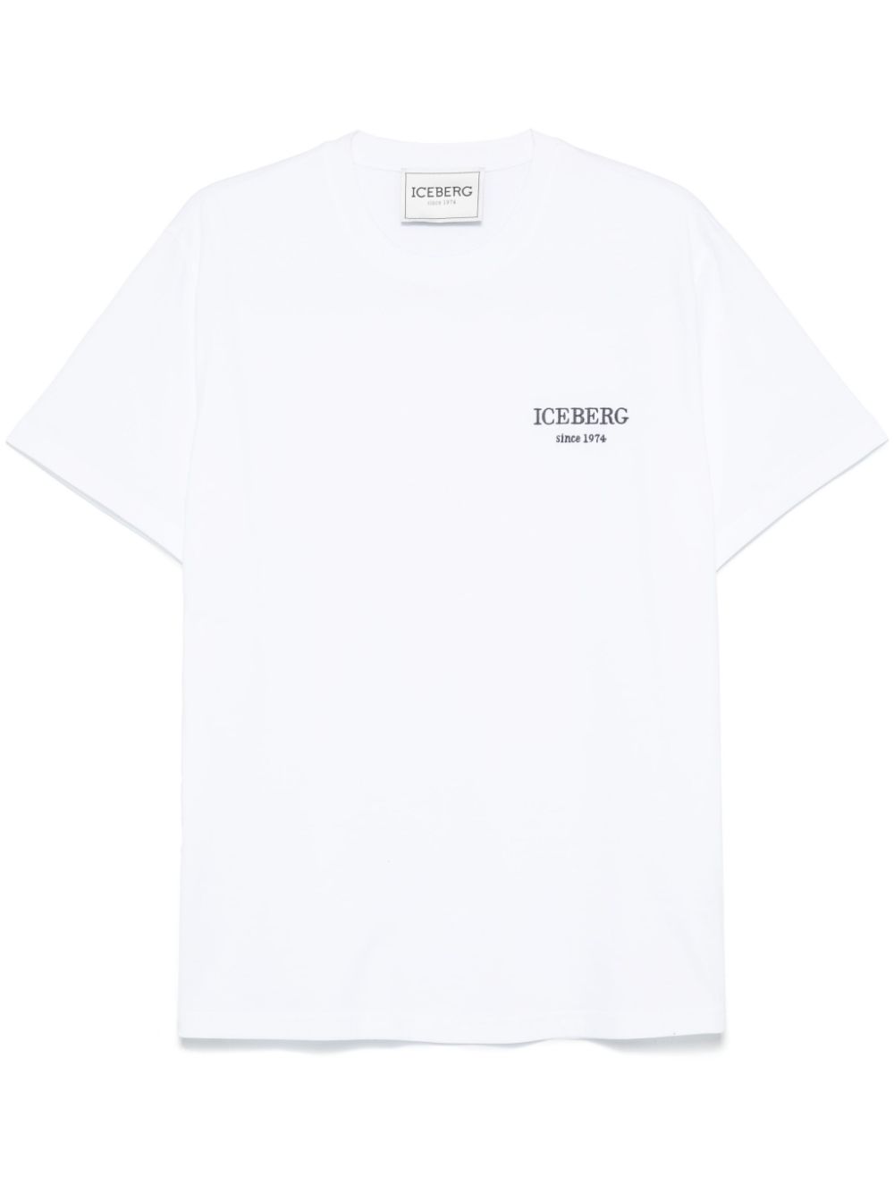 Logo-embroidered T-shirt - Black