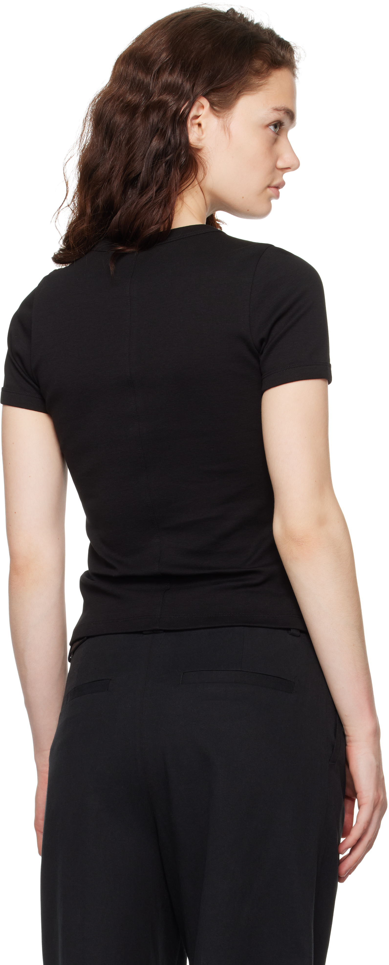 FLORE FLORE Black Car T-shirt
