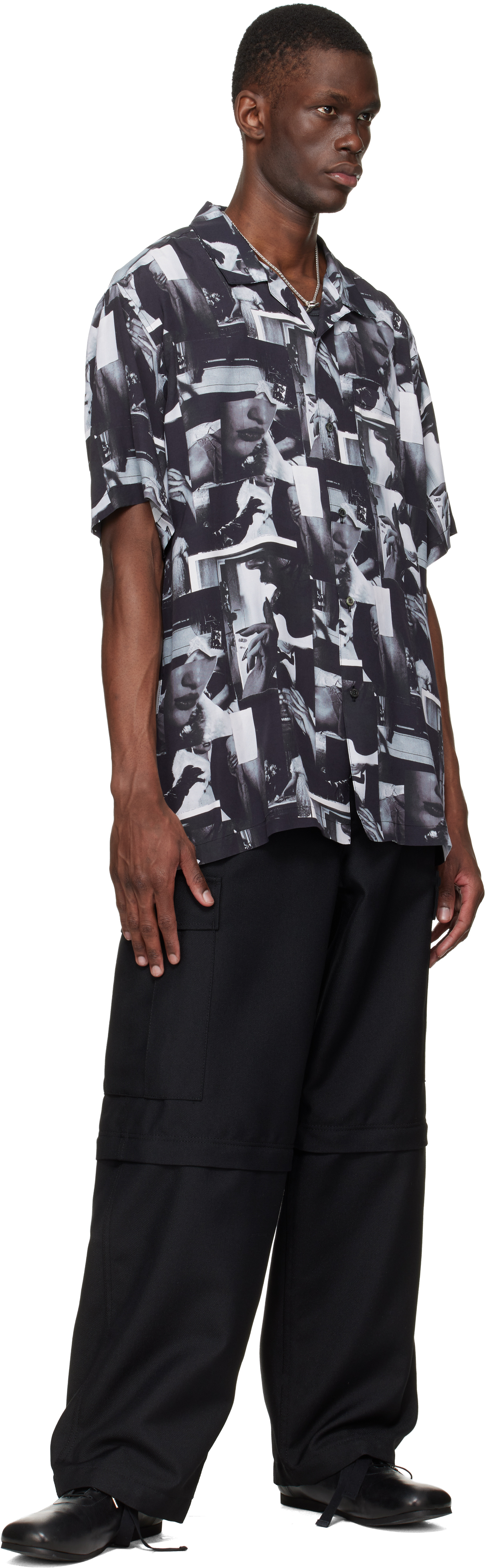 Black Printed Still Shirt