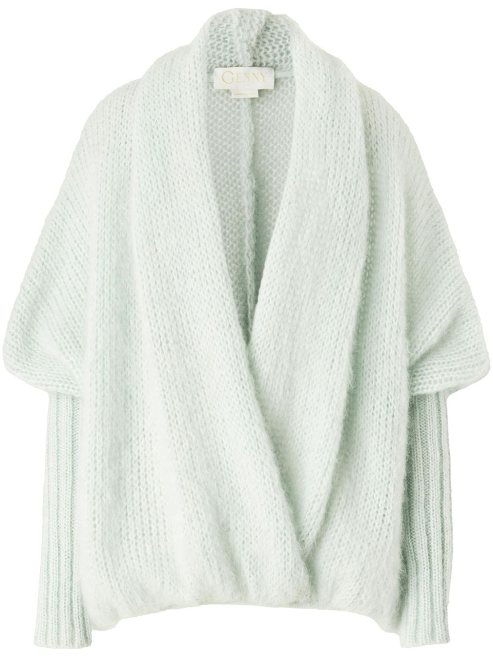 V-neck jumper - Green