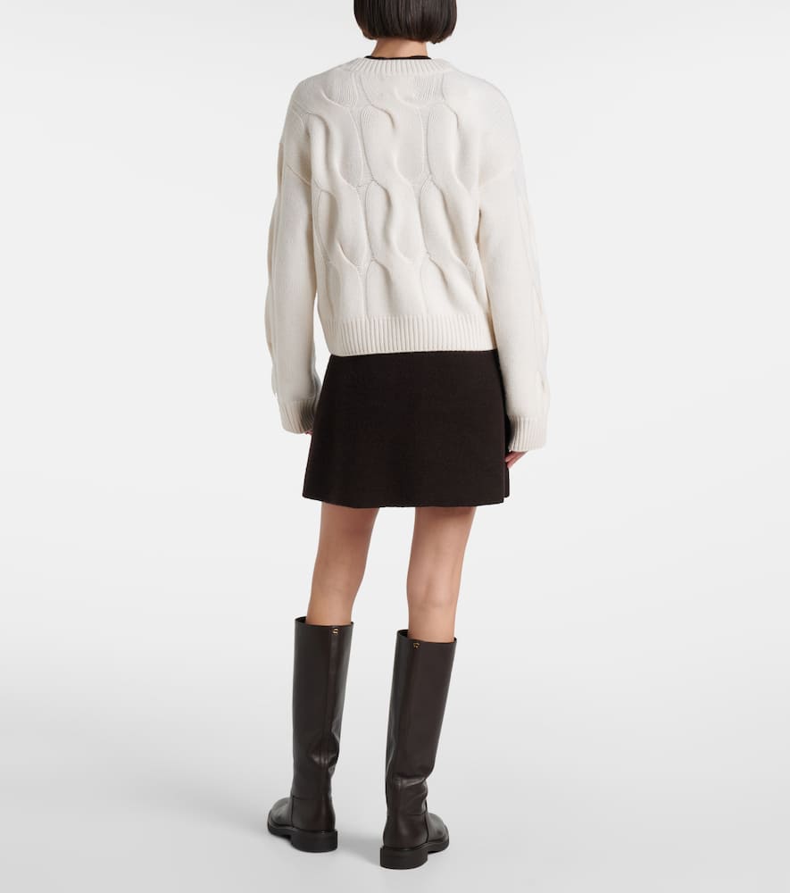 Sammie cable-knit cashmere sweater