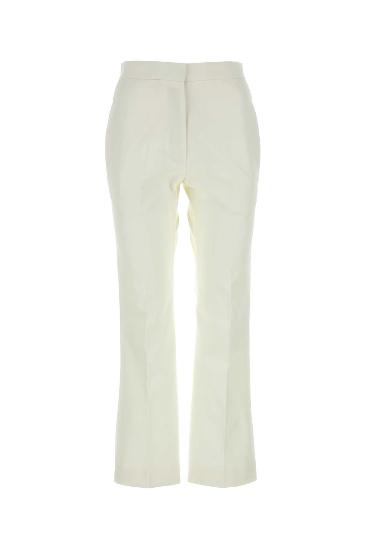 Cotton Trousers — White