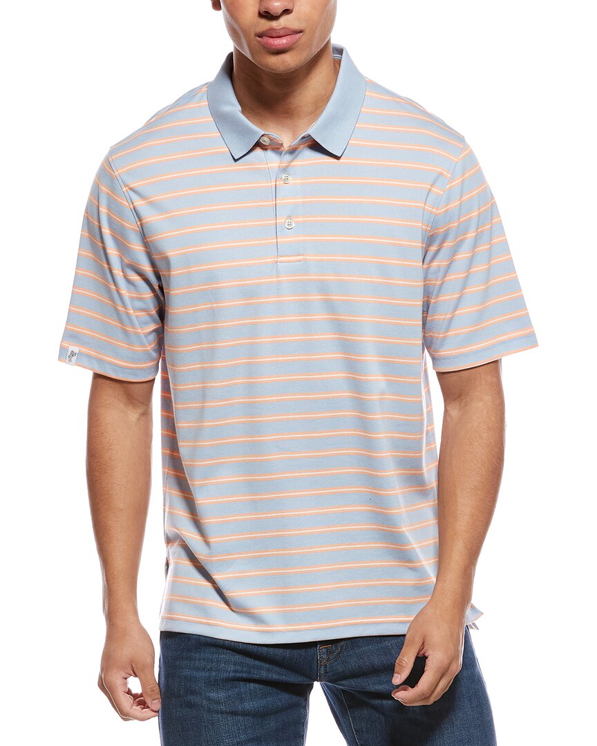 Framed Stripe Polo Shirt