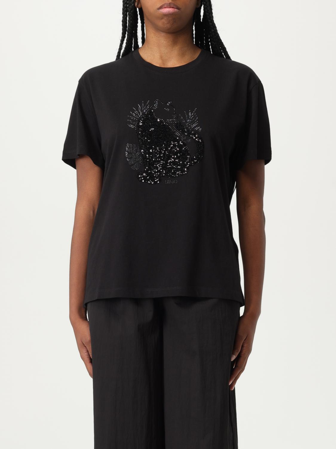 T-Shirt LIU JO Woman color Black