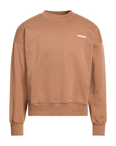 Man Sweatshirt Light brown Size M Cotton