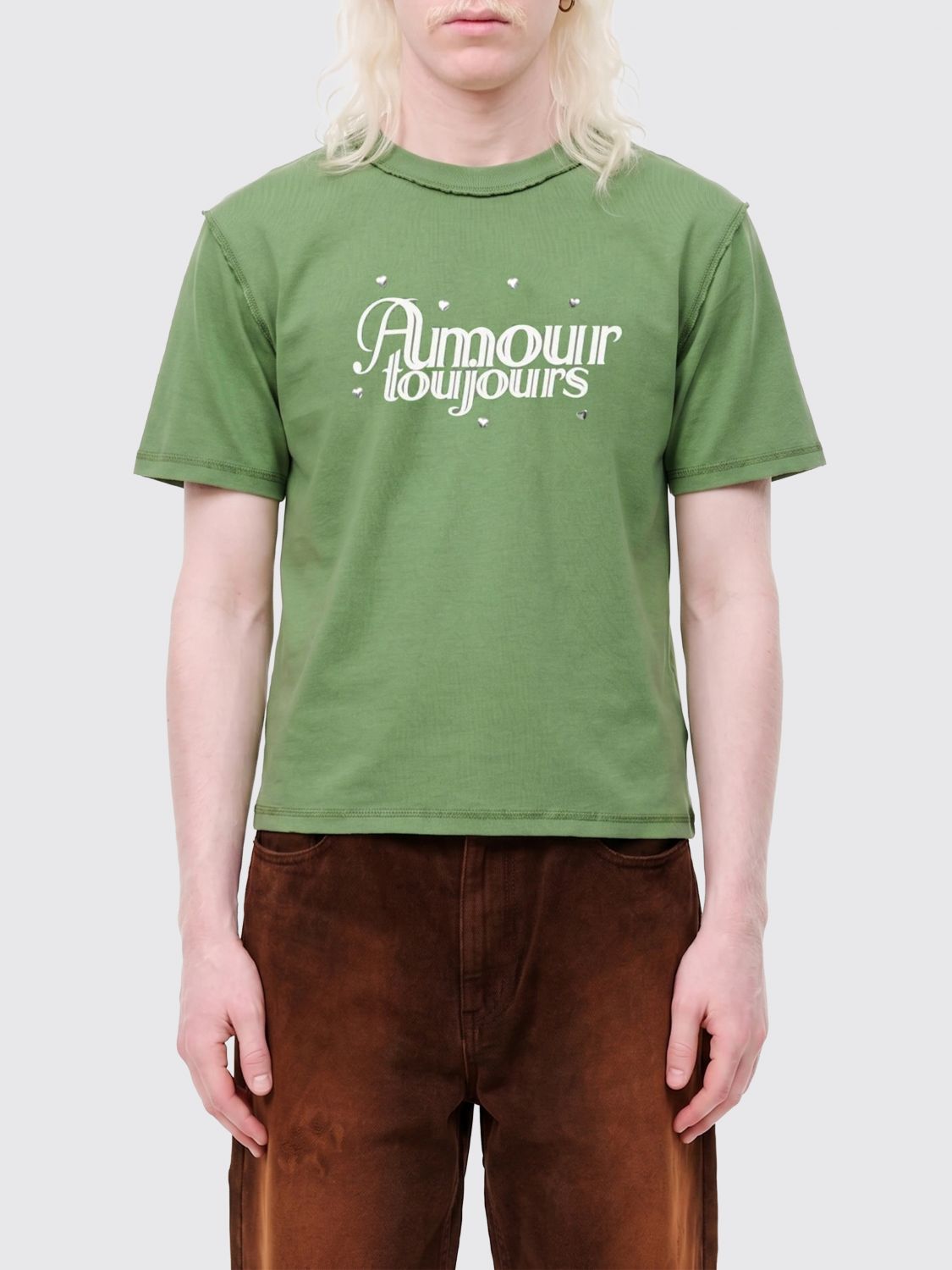 Sweater Men color Green
