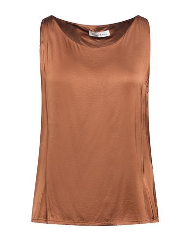 Woman Top Rust Size 4 Viscose, Elastane