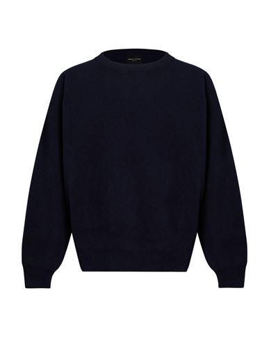 Man Sweater Navy Size 42 Merino Wool