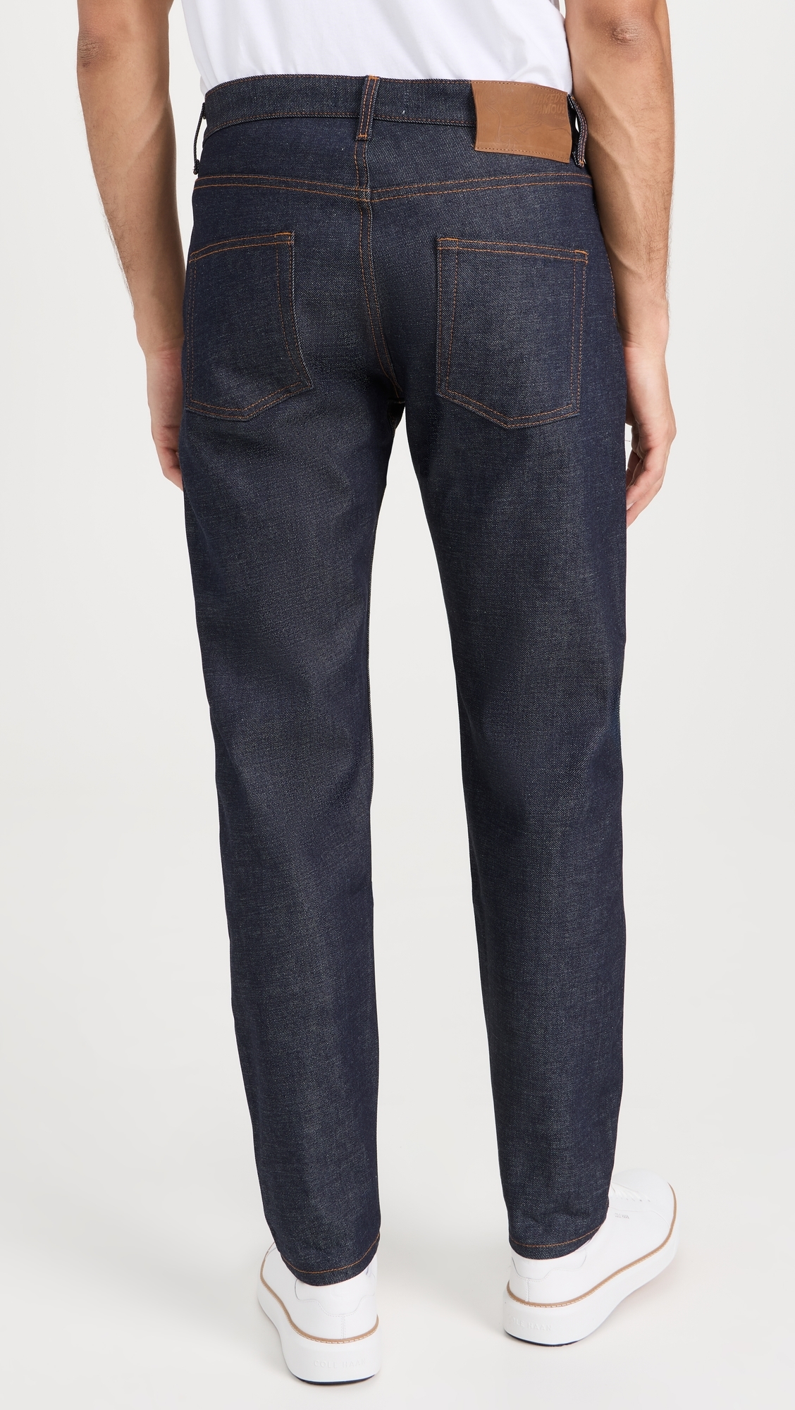 Easy Guy Dirty Fade Selvedge Jeans Indigo x White