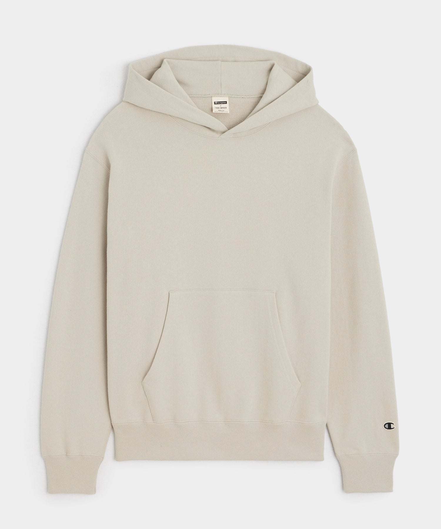 Champion Canadian Fleece Relaxed Hoodie in Stone