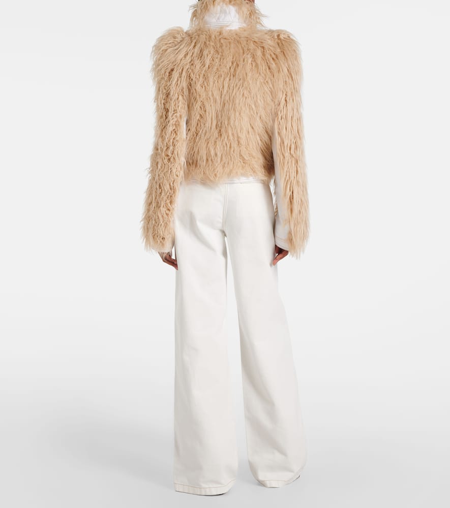 Faux fur jacket