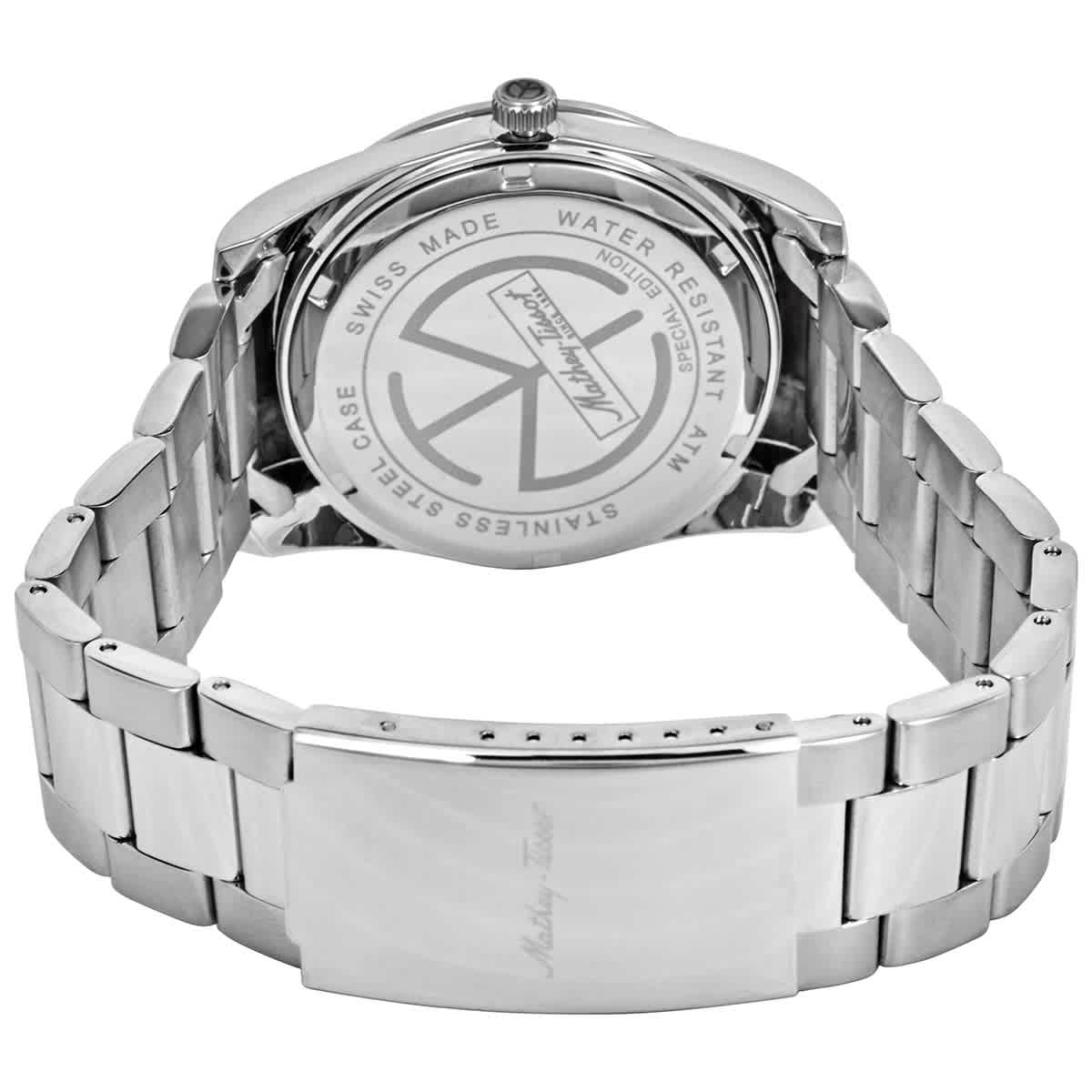 Mathy I Quartz Blue Dial Mens Watch H450SE