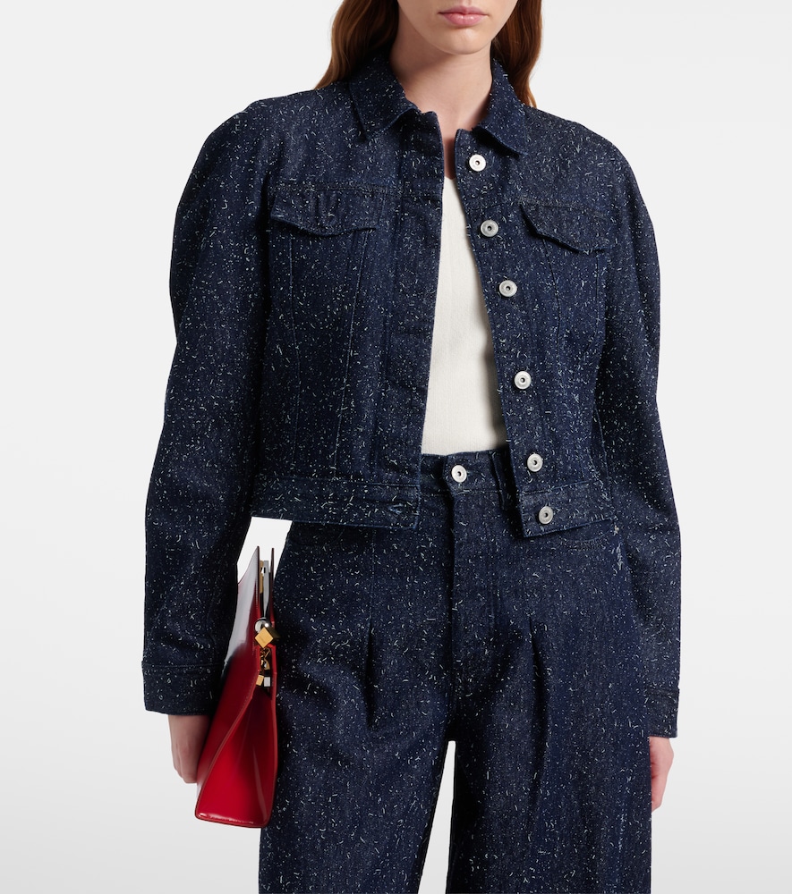 Ovalo de-Nîmes embroidered denim jacket
