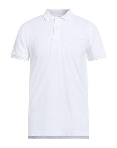 Jeans Man Polo shirt White Size M Cotton