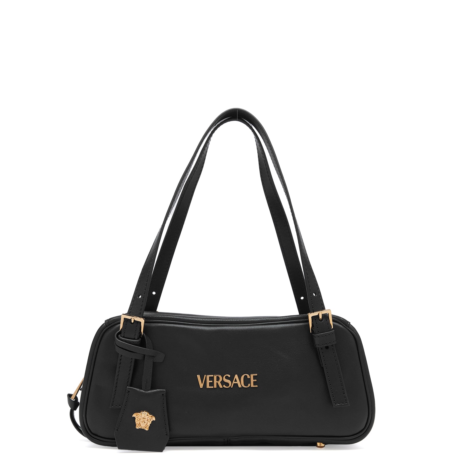 Women's Lamb Leather Shoulder Bag in Gold