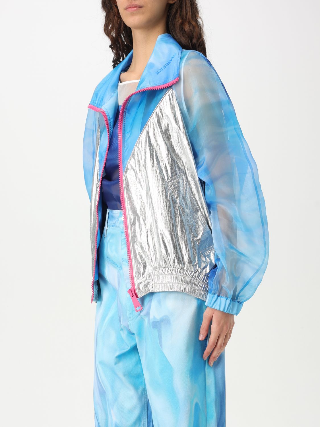 Air Moon windbreaker jacket - Blue