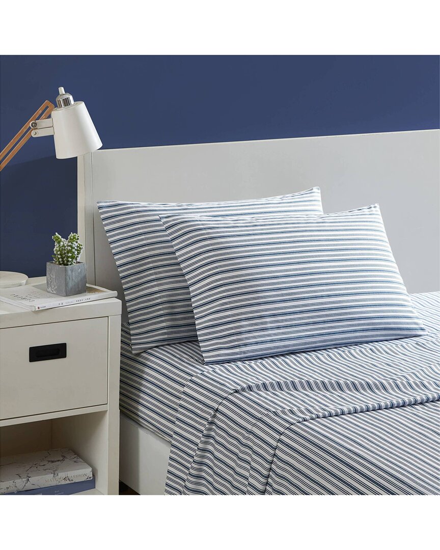 Coleridge Stripe Cotton Percale Sheet Set