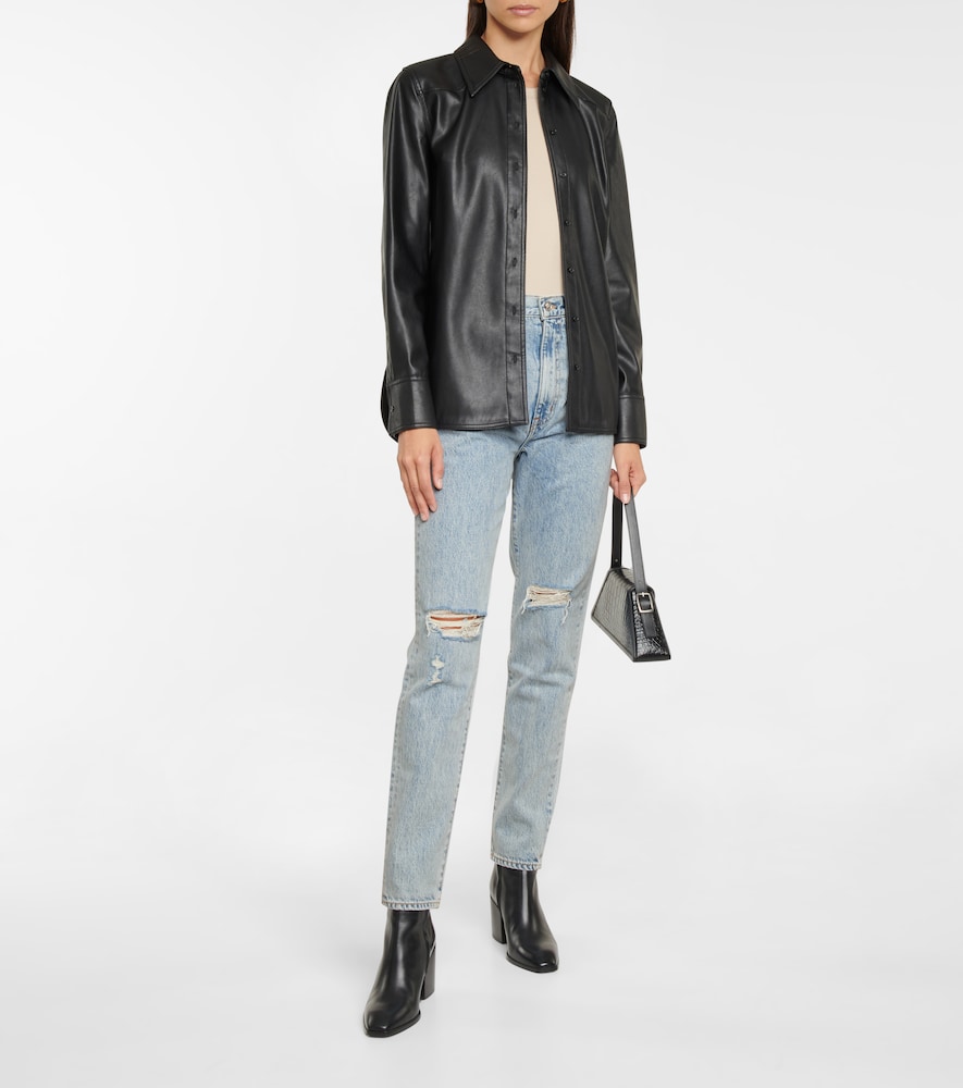 SLVRLAKE Beatnik high-rise distressed jeans