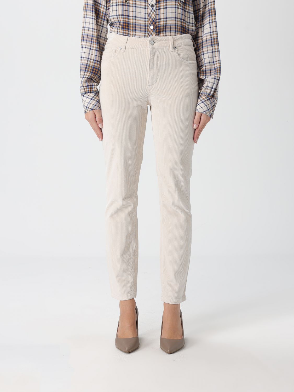 Jeans Woman color Natural