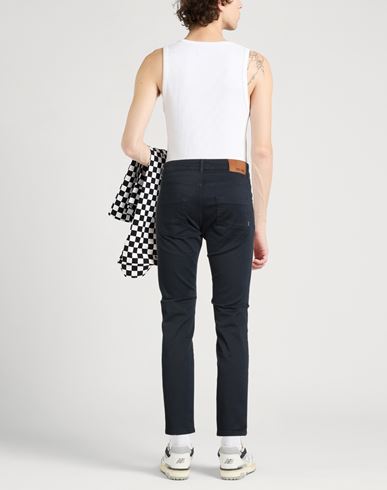 Man Pants Midnight blue Size 32 Cotton, Elastane