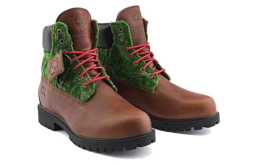 Heritage Black Pioneers 6 Inch Waterproof Boots 'Medium Brown Full Grain'